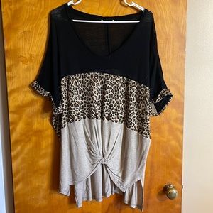 Cheetah Women’s Tunic Top